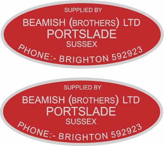 Picture of Beamish Brothers Ltd - Sussex Dealer Decals / Stickers