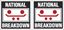 Picture of National Breakdown Glass Decals / Stickers