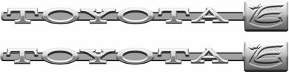 Picture of Toyota Celica RA25 Boot  Decals / Stickers