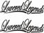 Picture of Lowered Legends panel / Glass Decals / Stickers