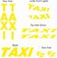 Picture of Peugeot E7 SE replacement Taxi Minicab Decals / Stickers