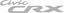 Picture of Replacement rear Decal / Sticker for Civic CRX  Del Sol 1992 - 1998