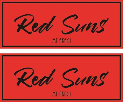 Picture of Red Suns Decals / Stickers