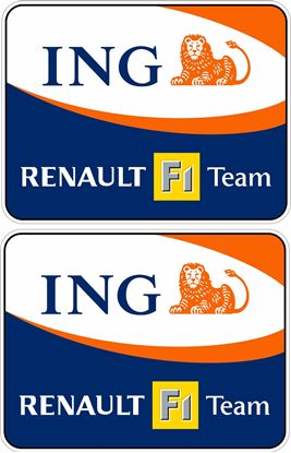 Picture of "Renault F1 Team ING" Decals / Stickers