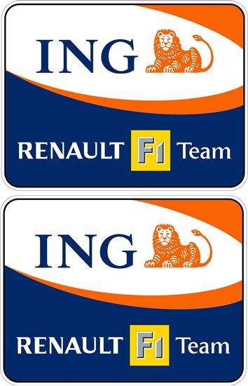 Picture of "Renault F1 Team ING" Decals / Stickers