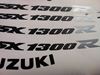 Picture of Suzuki Hayabusa 1300R  1999 - 07 Carbon Fibre replacement Decals / Stickers