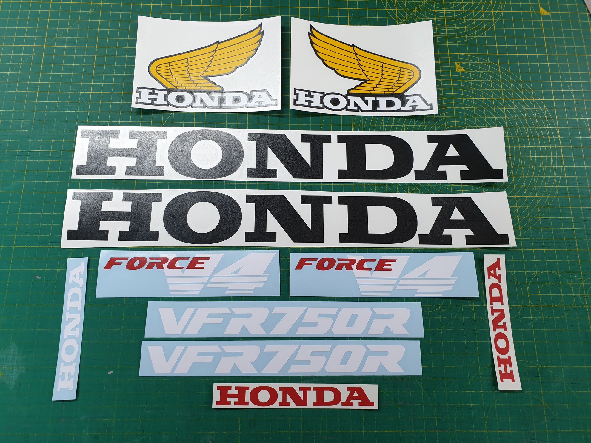Zen Graphics - Honda VFR 750R RC30 1987 - 1990 Replacement Decals ...