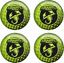 Picture of Fiat 500 / 595 Abarth wheel centre cap Badges PICK YOUR SIZE