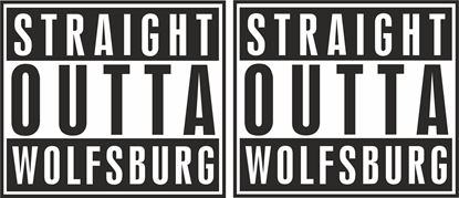 Picture of Straight Outta Wolfsburg Decals / Stickers