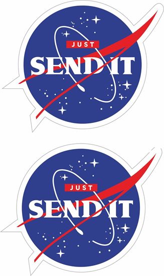 Picture of Just Send It Decals / Stickers