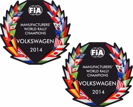 Picture of FiA World Rally Champions 2014 Decals / Stickers