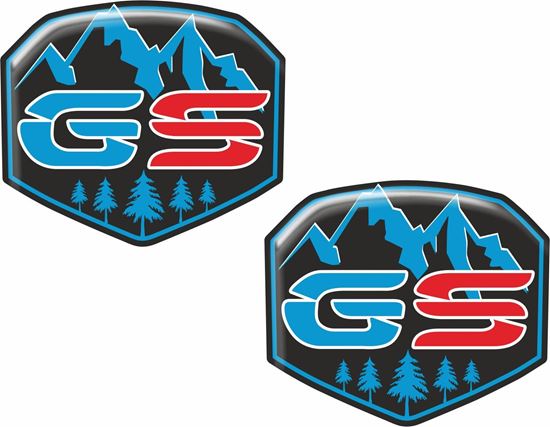 Picture of BMW GS 60mm Adhesive Gel Badges
