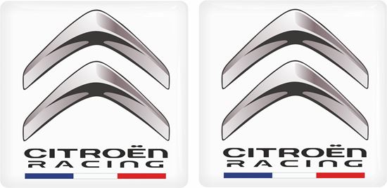 Picture of Citroen Racing adhesive Badges 50mm