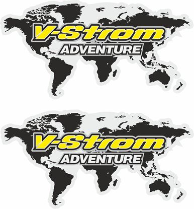 Picture of Suzuki V-Strom  Givi / Touratech Pannier  Decals / Stickers