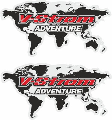 Picture of Suzuki V-Strom Adventure  Givi / Touratech Pannier  Decals / Stickers