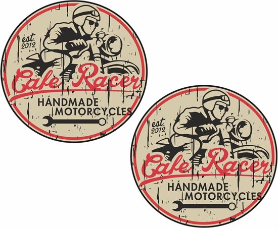 Picture of "Cafe Racer..." Decals / Stickers