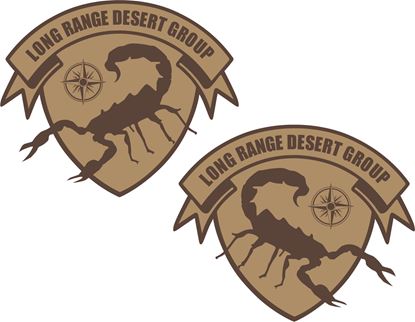 Picture of Armstrong "Long Range Desert Group"Decals / Stickers