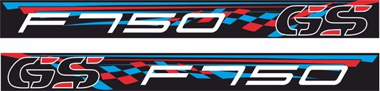 Picture of BMW F750 GS Decals / Stickers
