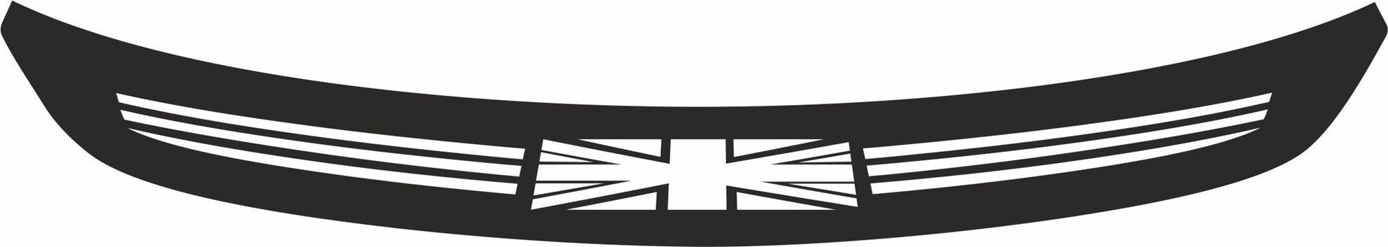 Zen Graphics - MINI R60 countryman rear Bumper Vinyl / sticker