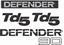 Picture of Land Rover Defender 90 TD5 replacement Decals / Stickers