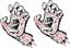 Picture of Santa Cruz Screaming Hand  Decals / Stickers
