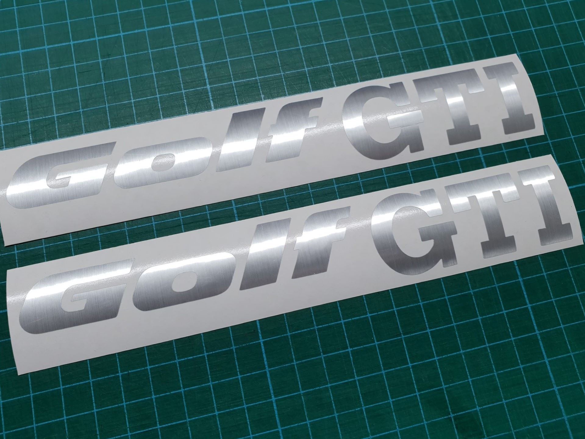 Zen Graphics - Golf GTI MK2 rear Badge restoration overlay Decal / Sticker