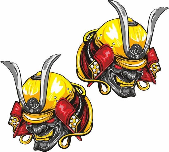 Picture of Samurai Decals / Stickers