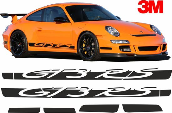 Picture of 997 GT3 RS side Stripes / Stickers 3M SCOTCHCAL