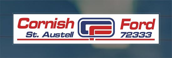 Picture of Cornish Ford St Austell - Cornwall Dealer rear glass Sticker