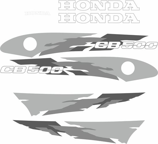 Picture of Honda CB500 1996 - 1997 replacement Decals / Stickers