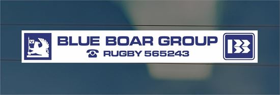 Picture of Blue Boar Group- Rugby Dealer rear glass Sticker