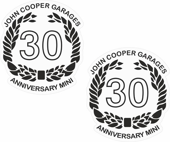 Picture of Mini John Cooper Garages 30th Anniversary Decals / Stickers