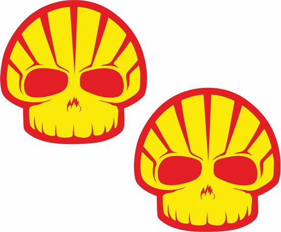 Picture of Shell Skull Decals / Stickers