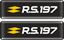 Picture of Renault Clio R.S. 197 Gel Badges 65mm x 15mm