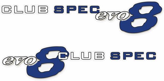 Picture of Impreza WRX Club Spec Evo 8 ( Australia) side Decals / Stickers