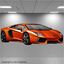 Picture of Lamborghini Aventador Wall Art sticker (Full colour)