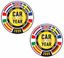Picture of Fiat 500 Car of the year 2008 Stickers / Decals