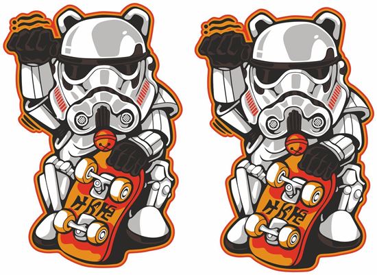 Picture of Storm Trooper Decals / Stickers