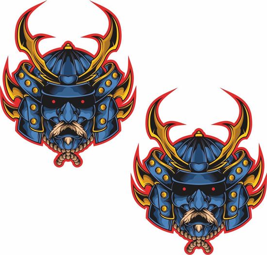 Picture of Samurai Decals / Stickers