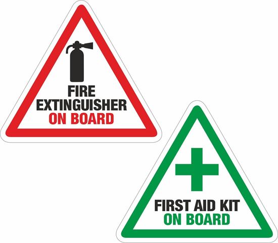 Picture of Track car Safety Decals / Stickers
