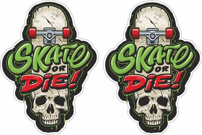 Picture of "Skate or Die" Decals / Stickers