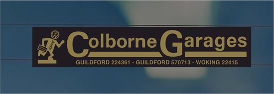 Picture of Coleborne Garages - Guilford / Woking Dealer rear glass Sticker