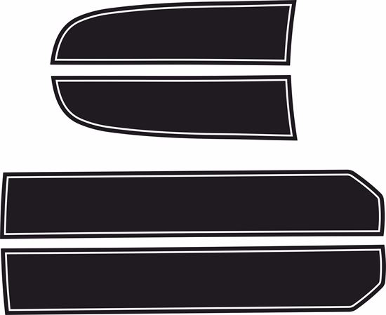 Picture of Seat Leon SC Custom Bonnet & Roof Stripes  / Stickers FACTORY  FIT