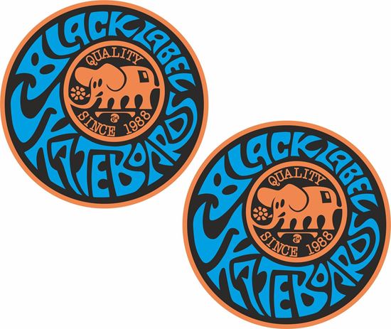Picture of Black Label Decals / Stickers