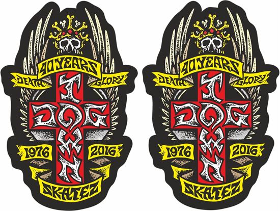 Picture of Death Glory Skatez  Decals / Stickers