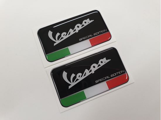 Picture of Vespa Special Edition 70mm wide adhesive Badges