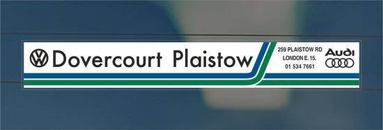 Picture of Dovercourt Plaistow - London Dealer rear glass Sticker