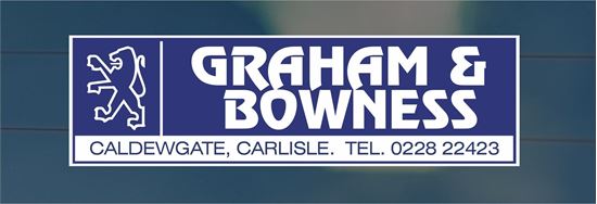 Picture of Graham & Bowness - Carlise Dealer rear glass Sticker