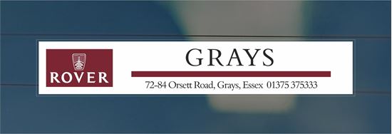 Picture of Grays - Essex Dealer rear glass Sticker