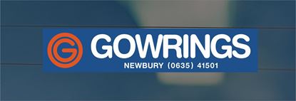 Picture of Gowrings - Newbury Dealer rear glass Sticker